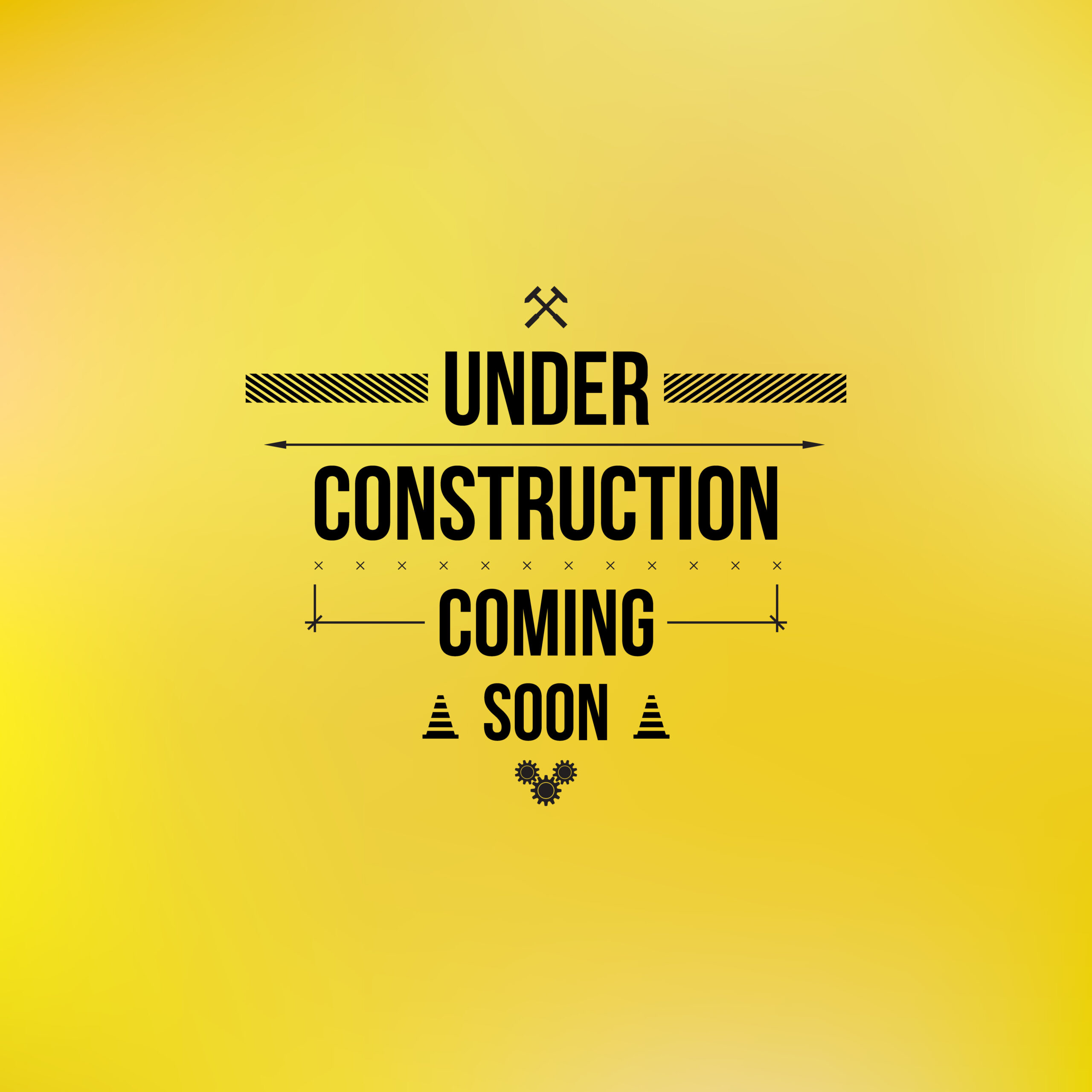 Under construction sign